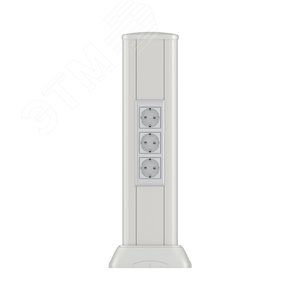 Миниколонна алюминиевая, 0.5м, цвет светло-серебристый металлик, ДКС