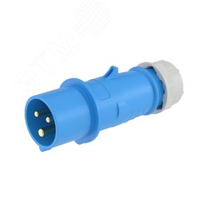 Вилка кабельная 32A 2P+E IP44 переносная 230V