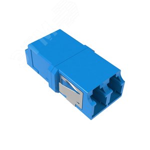 Адаптер LC/UPC-двухволоконный (Duplex) TOP Senior/Senior SC-footprint OS2 синий