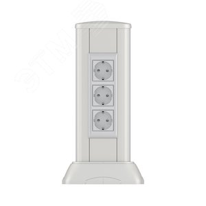 Миниколонна алюминиевая 0,35 м, цвет светло-серебристый металлик