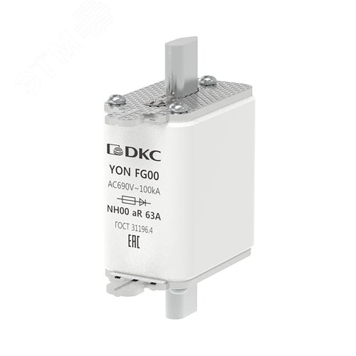 Предохранитель YON ножевого типа FG00 63А 690V характеристика arya