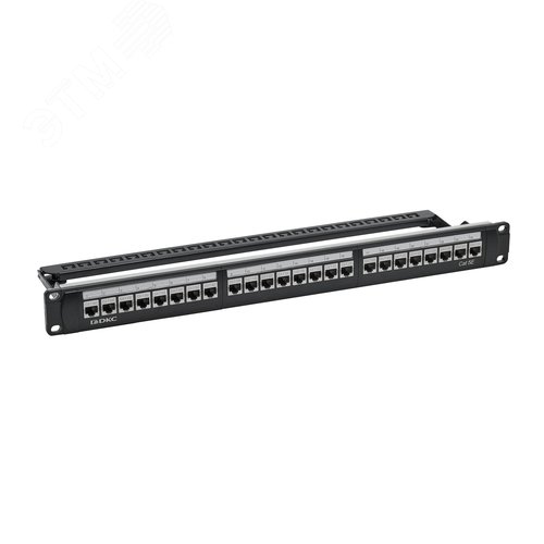 Патч-панель 191UCAT5E 24 модуля RJ45 экранированная