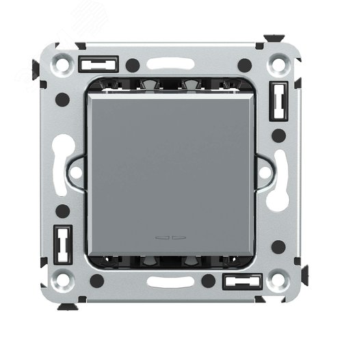 Avanti Кнопка одноклавишная в стену Закаленная ст аль