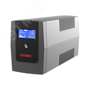 Источник бесперебойного питания line-interactive, Инфо Элсиди (Info LCD) 800 ВА/480 Вт, 1/1, 3xIEC C13, USB + RJ45, LCD, 1x8Aч