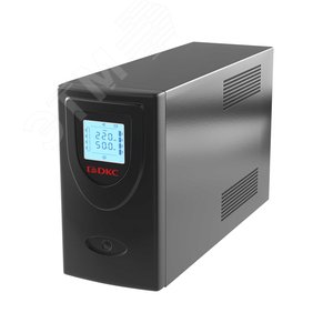 Источник бесперебойного питания line-interactive, Инфо Элсиди (Info LCD) 2000 ВА/1200 Вт, 1/1, 2xIEC C13, 2xSchuko, USB + RJ45, LCD, 2x9Aч