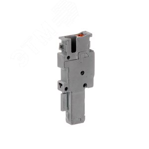 Штекер, зажим push-in, 1 точка подключения, 2.5 кв.мм, серый VPR-P-2.5-1 DKC
