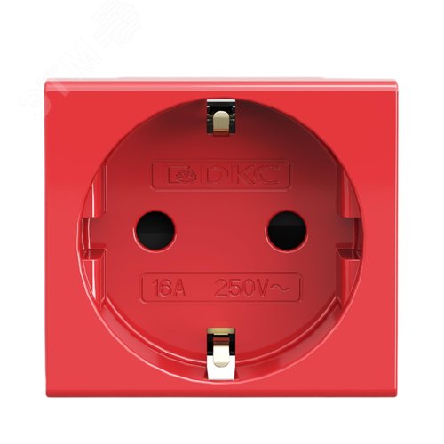 Розетка силовая 2Р+Е, со шторками, ЭУИ Вива (Viva)