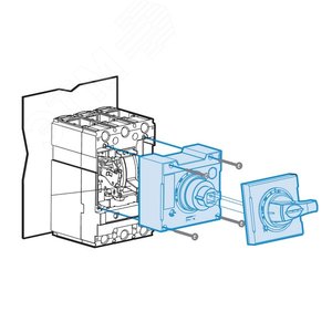 Рукоятка выносная поворотная EH5-S 3P,TS1600