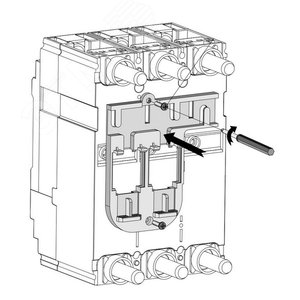 Разъем для втычного SUSOL MCCB ASS'Y,BASE CONNECTOR, TS250