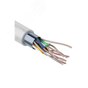 Витая пара F/UTP 4PR 24AWG CAT5e PVC INDOOR SOLID серый