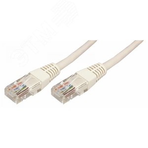 Патч-корд U/UTP CAT5e PVC серый 5 м