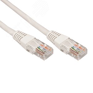 Патч-корд U/UTP CAT 6, RJ45-RJ45, 26AWG, LSZH, серый, 0.3м,