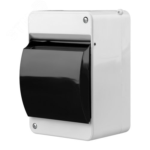 Корпус пластиковый с крышкой КМПн 2/4 IP30 на 2-4 модуля белый