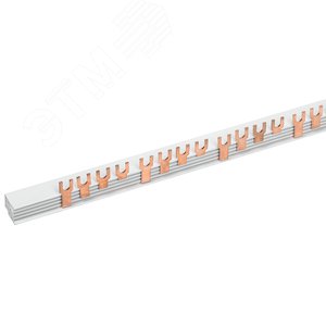 Шина соединительная типа FORK вилка 4Р 63 А 1 м, REXANT