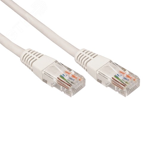 Патч-корд U/UTP CAT5e PVC серый 10 м