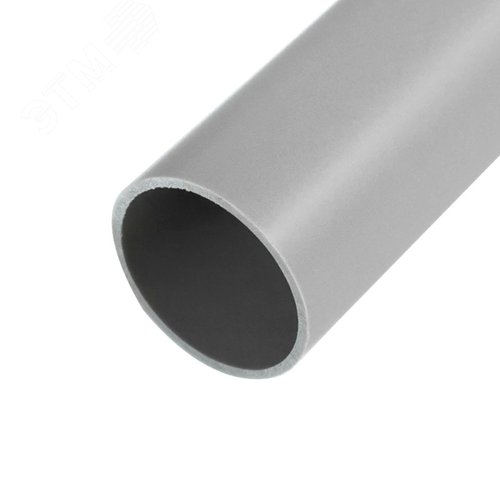 Труба гладкая жесткая ПВХ d-25 мм, 3-метровая серая, 120 м