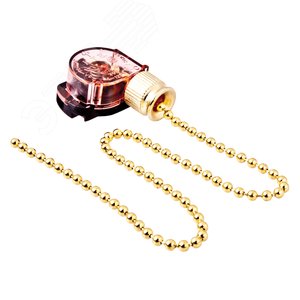 Выключатель для настенного светильника с цепочкой 270 мм ''Gold''