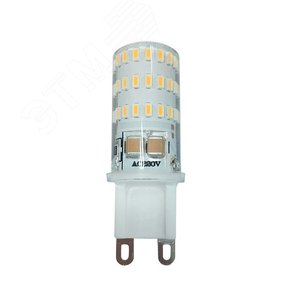 Лампа светодиодная LED 5Вт G9 300Лм теплый 220V/50Hz