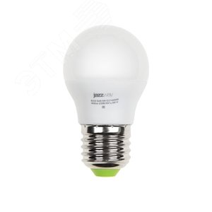 Лампа светодиодная LED 5Вт E27 400Лм теплый матовая шар 230V/50Hz ECO