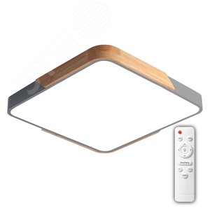 Светильник светодиодный потолочный SCANDIC ДБО-72W 3000-6500К 5760Лм серый IP20