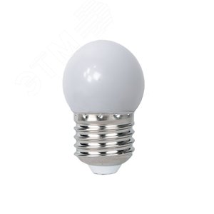 Лампа светодиодная LED 1Вт E27 4500K шар G45 для Белт лайт 230/50 -40...+50 градусовC