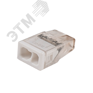 Клеммы СМК  монтажные PTC-2P 2273-202 450V 32A 0,14-4.0mm2 , 2 отверстия,  прозрачные, 100 шт.