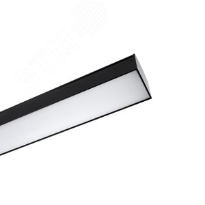 Светильник светодиодный ДПО-02 40Вт 4000К 4000Лм IP40 черный для реечных потолков