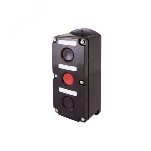 Пост кнопочный ПКЕ 212-3 У3, красная и две черные кнопки, IP40 TDM