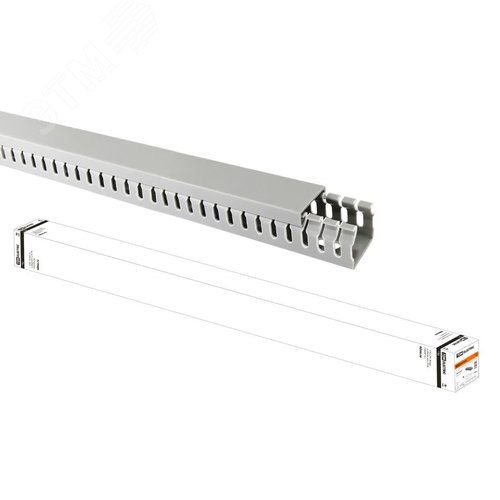 Кабель-канал перфорированный 25х25 перфорация 4/6мм (60 м)