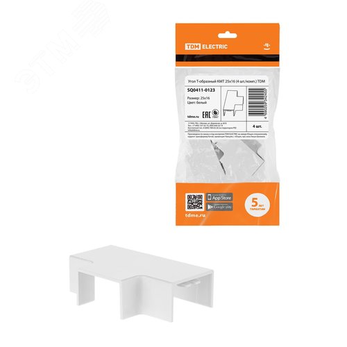 Угол Т-образный КМТ 25х16 (4 шт./комп.) TDM