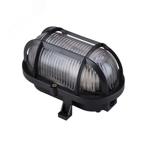 "Светильник НБП 02-60-004.03У (""Евро"" корпус и защитная сетка, черный) "