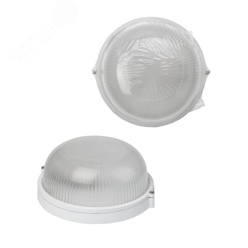 Светильник НПБ1301 белый/круг 60Вт IP54 TDM