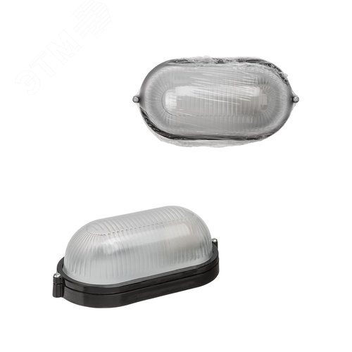 Светильник НПБ1401 черный/овал 60Вт IP54