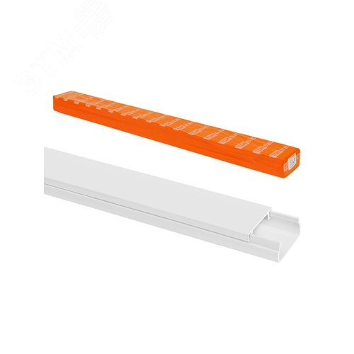 Кабель-канал 20х10 2 м белый TDM