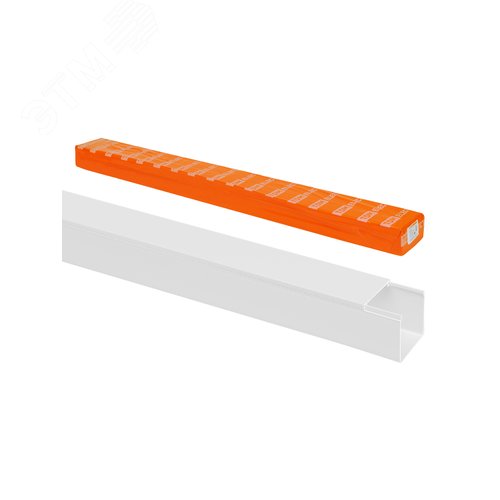 Кабель-канал 40х40 2 м белый TDM