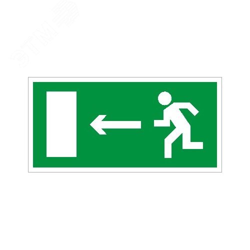Пиктограмма Выход налево ПЭУ 001 335х165 РС-L