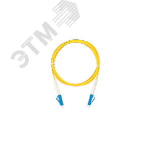 Патч-корд оптический соединительный SM 9/125 OS2 LC/UPC-LC/UPC одинарный LSZH