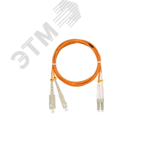 Патч-корд оптический переходнойMM 50/125 OM2 SC/UPC-LC/UPC двойной LSZH 2мм
