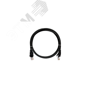 Патч-корд U/UTP 4 пары Cat 5e 2хRJ45/8P8C T568B 7х0205мм LSZH черный 015м