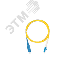 Патч-корд оптический переходной SM 9/125 OS2 SC/UPC-LC/UPC одинарный LSZH 2мм