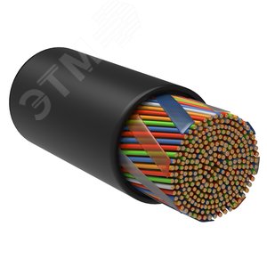 Витая пара U/UTP кат 5E 25х2х24AWG solid LDPE 305мчерный