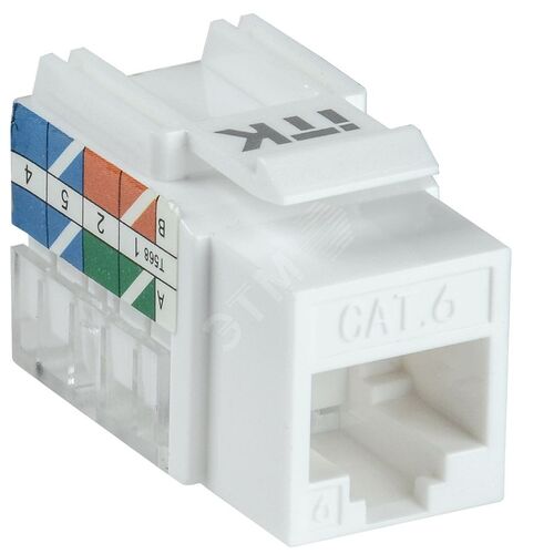 Модуль Keystone Jack кат.6 UTP 110 IDC 90град