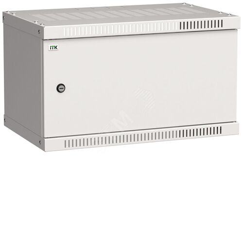 Шкаф LINEA WE 6U 550x350мм дверь металл серый