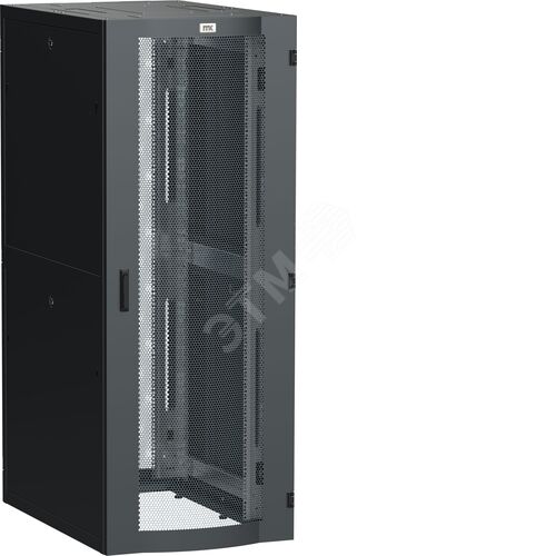 Шкаф серверный ITK LINEA S 19'' 42U 800х1000мм перфорированная дверь черный