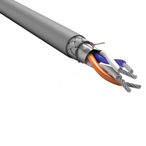 Кабель интерфейсный ITK RS-485 1х2х0.6 нг(А)-LS серый (200м)