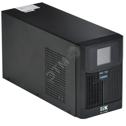 LT ИБП однофазный линейно-интерактивный 1кВА/0,8кВт 2хSchuko LCD дисплей АКБ 2х7AH USB RJ45/11 ELECTRA
