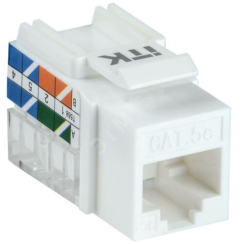 Модуль Keystone Jack кат.5E UTP 110 IDC 90град