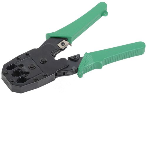 Инструмент обжимной для RJ45/RJ12/RJ11 ручка PVC