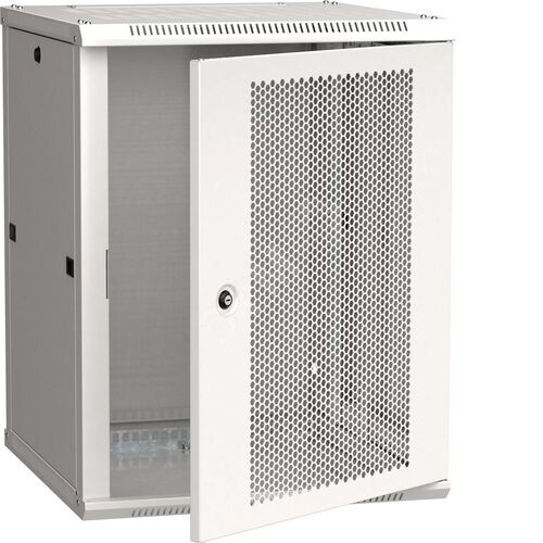 Шкаф LINEA W 12U 600x600 мм дверь перфорированная RAL7035