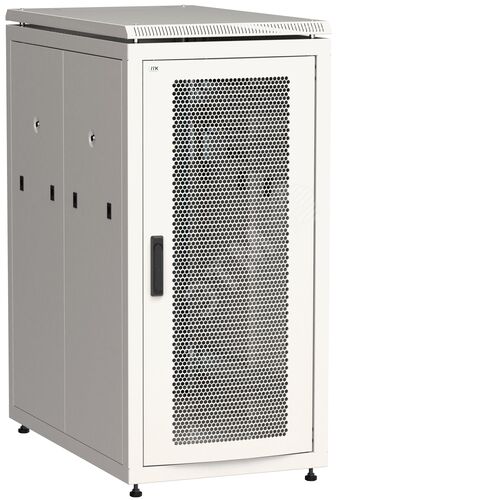 Шкаф сетевой 19'' 18U 600х1000мм перфорированная передняя дверь серый LINEA N